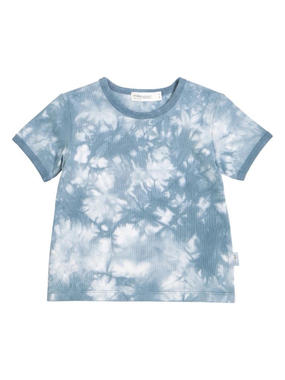 Miles The Label Little Kid Boys Tie Dye Ringer Tee